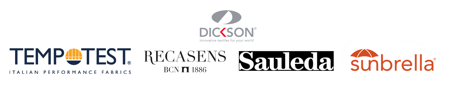 Brand Awning: Sunbrella, Dickson, Recasens, Tempotest