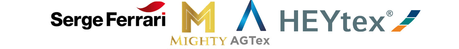 Brand Membran: Serge Ferrari, Mighty, Agtex, Heytex